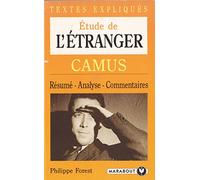Etude de "L'étranger", Albert Camus