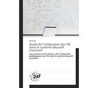 Etude De L'intégration Des Tic Dans Le Système Éducatif Marocain
