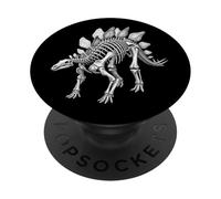 Étude des fossiles de Dinosaures du Jurassique du Stegosaurus Squelette PopSockets PopGrip Adhésif