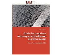 Etude Des Proprietes Mécaniques Et D'adhésion Des Films Minces