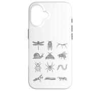 Étude détaillée des Formes Naturelles des espèces d'insectes entomologiques Coque pour iPhone 16
