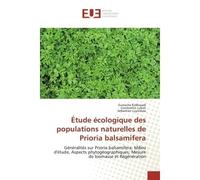 Étude écologique des populations naturelles de Prioria balsamifera Généralités sur Prioria balsamifera, Milieu d'étude, Aspects phytogéographiques,... - Eustache Kidikwadi - Universitaires Europeennes