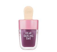 Etude House Crème glacée teintée de gel d'eau Dear Darling (PK004 Rouge Haricot Rouge) (21AD) | Colorant pour les lèvres aux couleurs vives avec des minéraux issus d'extrait de savonnier
