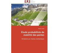 Étude Probabiliste De Stabilité Des Pentes