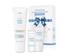 ETUDE Soonjung Lot de 2 crèmes Intense Barrier - 2 crèmes intensives Barrier de 2,02 oz + pH 5,5 - Toner relief 0,85 ml - Nettoyant mousse 0,68 Fl.oz - Crème hydratante pour la peau à l'huile et à