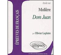 Etude Sur Dom Juan, Moliere