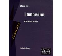 Etude sur Lambeaux, Charles Juliet