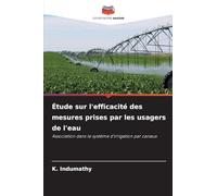 Étude sur l'efficacité des mesures prises par les usagers de l'eau