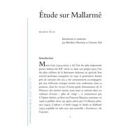 Étude sur Mallarmé - Mario Luzi - Lettre Volee - broché - Etude