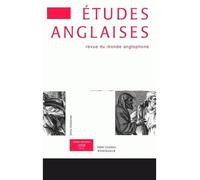 Études anglaises - N°4/2008 Numéro spécial Capes-Agrégation Anglais - Alexis Tadié - Didier-Erudition - broché - Revue