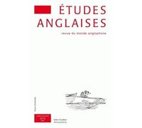 Études anglaises - N°4/2010 Année 2010 - Alexis Tadié - Didier-Erudition - broché - Revue