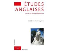 Études Anglaises - N°4/2024 - Lord Byron: Bicentenary Issue