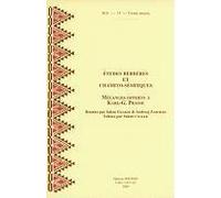 Etudes Berberes Et Chamito-Semitiques: Melanges Offerts A Karl-G. Prasse