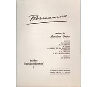 Etudes bernanosiennes, volume 5 : autour de monsieur Ouine