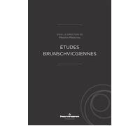 Études brunschvicgiennes - Marion Marchal - Hermann - broché - Etude