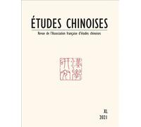 Études chinoises - Collectif - Inalco Presses - broché - Revue