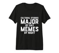 Études culturelles Major by Day Memes Night Semiotics Hegemony T-Shirt Haut de Gamme