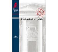 Etudes de droit public