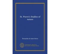 Études de la nature de Saint-Pierre