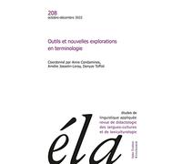 Études de linguistique appliquée n° 208 (4-2022)