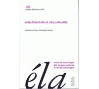 Études de linguistique appliquée - N°4/2005 Interdidacticité et interculturalité - Robert Galisson - Klincksieck - broché - Revue