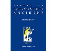 Etudes De Philosophie Ancienne
