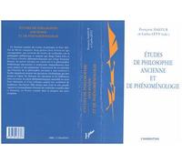 Etudes de philosophie ancienne et de phénoménologie - Carlos Lévy - L'harmattan - broché - Livre