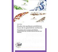Études de quelques problèmes issus de la géométrie conforme ELJAZI-S (Auteur)