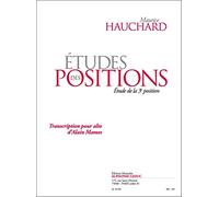 Hauchard M. – Étude de la troisième position – Solo pour alto