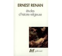 Etudes d'histoire religieuse / Nouvelles études d'histoire religieuse Henriette Psichari (Edité par), Ernest Renan (Auteur)