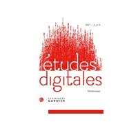 Études digitales Immersion 2017 - Franck Cormerais - Classiques Garnier - broché - Revue