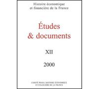 Études et documents - 2000 Tome 12 - Collectif - Igpde Cheff - broché - Etude