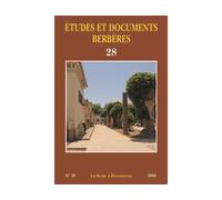 Etudes et documents berbères 28 Année 2009 - Collectif - Boite A Documents - broché - Revue