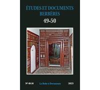 Etudes et documents bèrberes 49-50 - Ouahmi Ould-Braham - Boite A Documents - broché - Revue