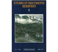 Études et documents berbères n°1 Collectif (Auteur)