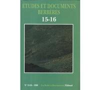 Études et documents berbères n° 15-16 Collectif (Auteur)