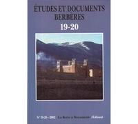 Études et documents berbères N° 19 20 Collectif (Auteur)