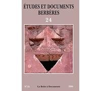 Etudes et Documents Berberes N 24
