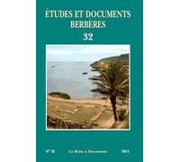 Etudes Et Documents Berbères N° 32 - 2013
