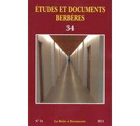 Etudes et documents berbères n°34