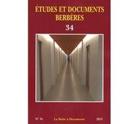 Etudes et documents berbères n°34 Collectif (Auteur)