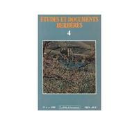 Études et documents berbères n°4 - 1988 - Collectif - Boite A Documents - broché - Revue