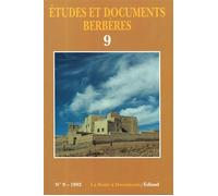 Études et documents berbères N° 9 - Collectif - Boite A Documents - broché - Revue