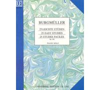 Etudes faciles (25) Op.100 - Piano