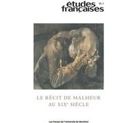 Études françaises, v. 58, no 2 Collectif (Auteur)