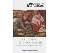 Études françaises, v. 59, no 1 Martine-Emmanuelle Lapointe (Auteur), David Belanger (Auteur)