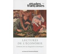 Études françaises, v. 59, no 1