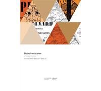 Études franciscaines - Ordre des frères mineurs capucins - Hachette Bnf - broché - Livre