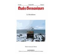 Etudes Germaniques N° 282, 2/2016 - Le Boréalisme