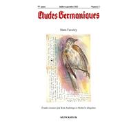 Études germaniques - N°3/2022: Hans Faverey